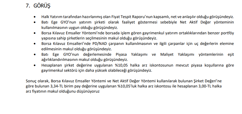 Meksa Yatırım’dan Batı Ege GYO (BEGYO) halka arz fiyatı yorumu Şirket Haberleri Rota Borsa